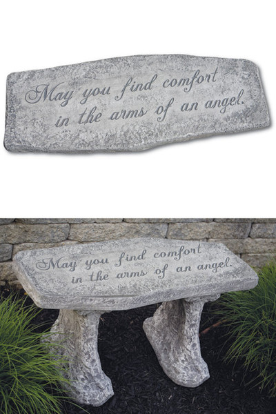 Garden Bench Memorial - May You Find Comfort...